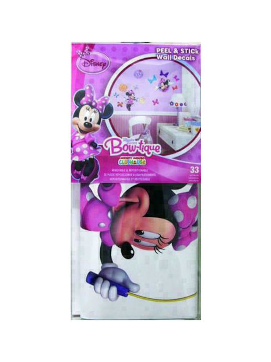 RoomMates Decor Kinder Wandsticker Wand Minnie Mouse 33Stück