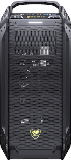 Cougar Panzer MAX-G Gaming Full Tower Κουτί Υπολογιστή με Πλαϊνό Παράθυρο Μαύρο
