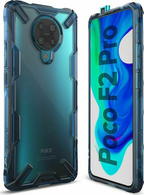 Ringke Fusion-X Plastic Back Cover Durable Blue (Poco F2 Pro)