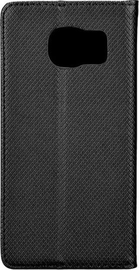 Forever Smart Magnet Buchen Sie Synthetisches Leder Schwarz (Galaxy A8 2018)