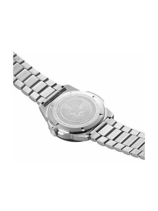 Luminox Sea Series Watch Battery with Silver Metal Bracelet