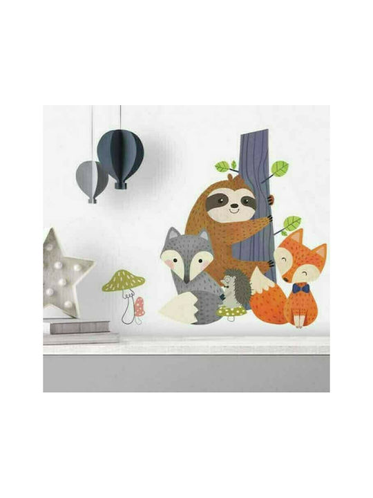 RoomMates Decor Kids Wall Sticker Sloth & Foxes RoomMates Decor Kids Wall Sticker Sloth & Foxes