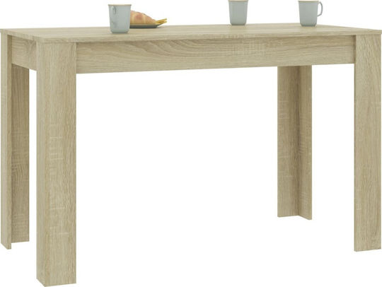 Tisch Speisesaal Klappbar Holz Sonoma 120x60x76cm