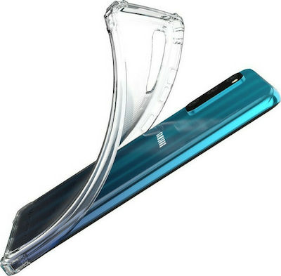 Anti Shock Durable Silicone Back Cover Transparent (Galaxy S20)