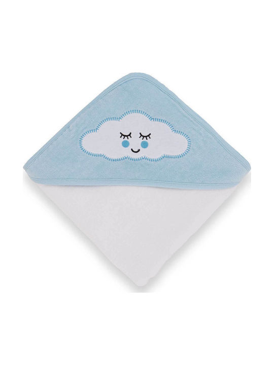 Kikka Boo Baby Bath Towel Hooded 80x80cm