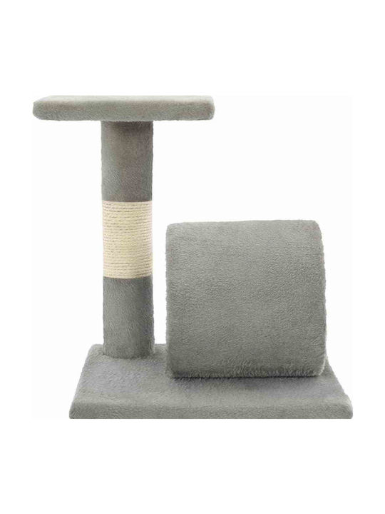 vidaXL Cat Scratching Post Cat Tree In Gray Colour 30x30x65 cm