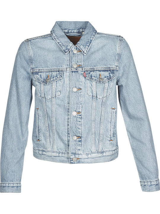 Original Trucker Scurtă Jachetă de femei din denim Blue