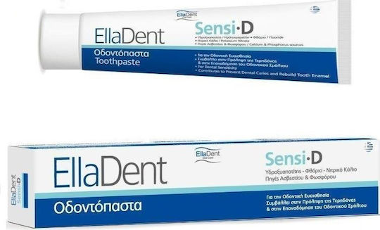 EllaDent Sensi-D Toothpaste for Sensitive Teeth 75ml