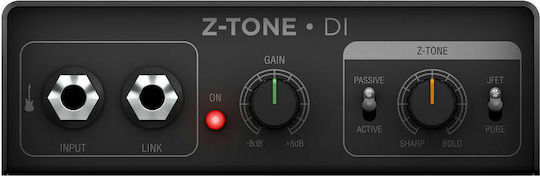 IK Multimedia Z-Tone Ενεργό DI Box 1 Καναλιού με Μπαταρία και Phantom Power