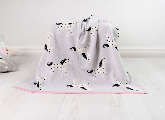 Bizzi Growin Pătură Pepinieră Swaddling Unicorn Rocks 75x100 cm