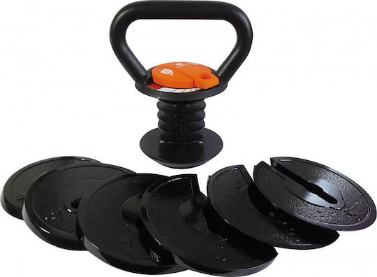 Sveltus Kettlebell από Μαντέμι 18kg Μαύρο