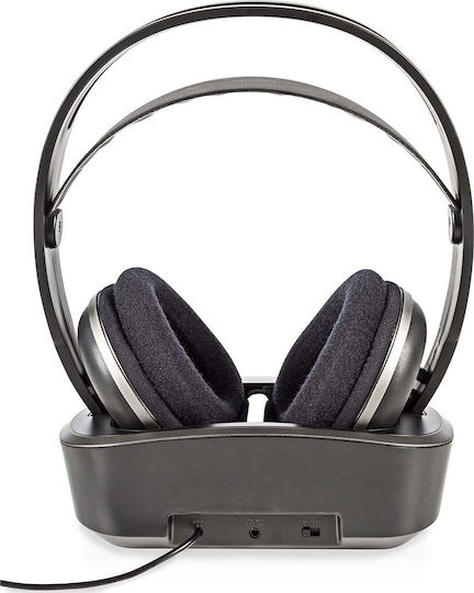 Nedis HPRF210BK Căști Audio Over Ear Wireless / Cu Fir Cu 15 Ore Autonomie Negre