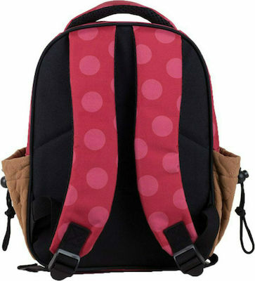 Gim Minnie Σχολική Τσάντα Πλάτης Νηπιαγωγείου σε Ασημί χρώμα Μ25 x Π15 x Υ30cm