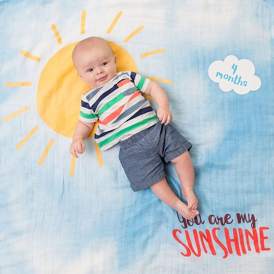 Lulujo Baby Photography Sheet You Are My Sunshine for Boy