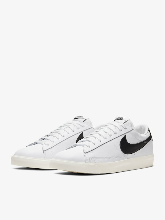 Blazer Low Leather Sneakers White