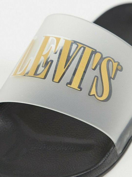 Levi's Women's Slides Black 375450034