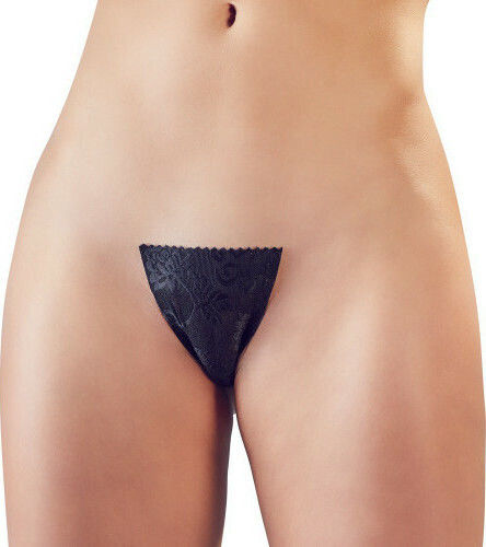 Cottelli Collection Adhesive Invisible G-String Женски С-стринг Black