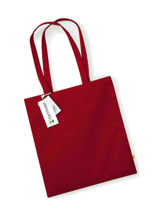 Westford Mill W801 Cotton Shopping Bag Classic Red