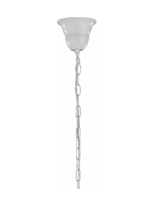 Trio Lighting Cortez Pendant Light White with Socket E14, E.14 47x150cm
