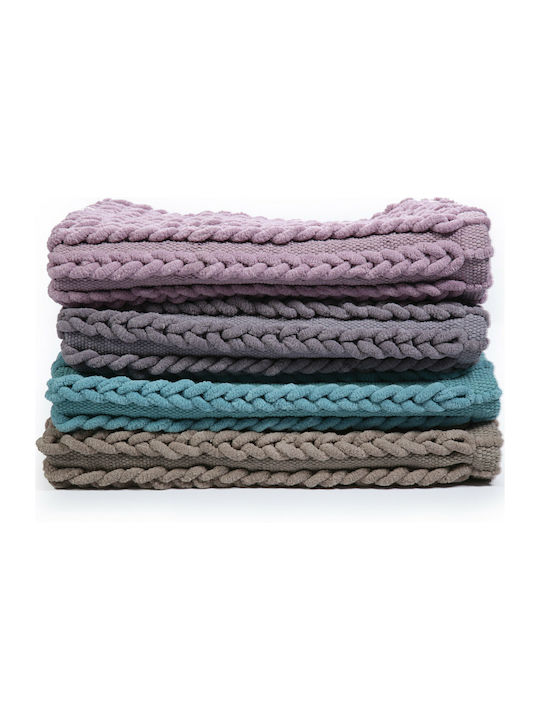 Nef-Nef Homeware Non-Slip Bath Mat Supreme 025309 025309 Aqua 60x90cm