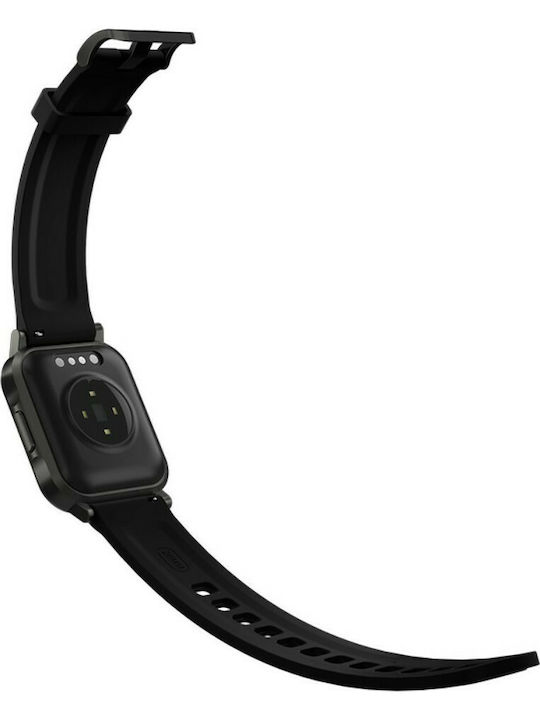 Haylou LS02 48mm Αδιάβροχο Smartwatch με Παλμογράφο (Μαύρο)