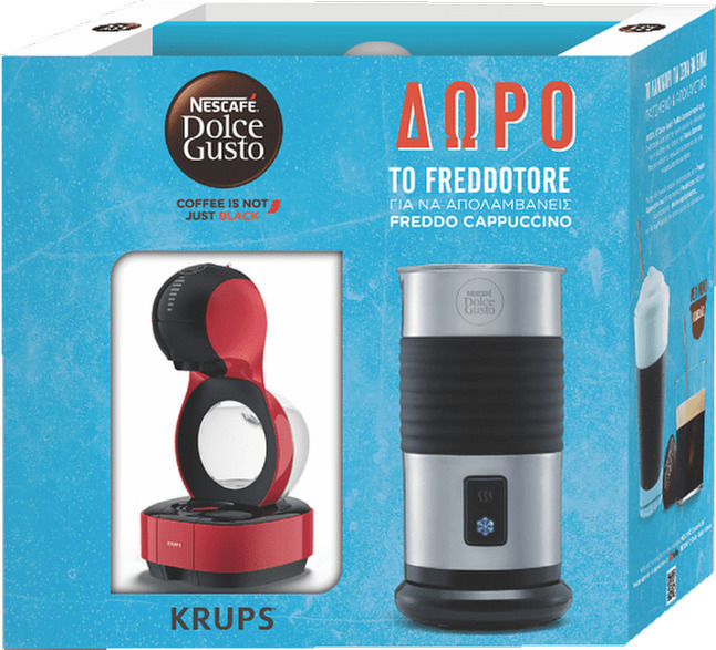 Krups Dolce Gusto Lumio & Freddotore Red Skroutz.gr