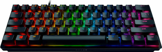 Razer Huntsman Mini Gaming Μηχανικό Πληκτρολόγιο 60% με Razer Clicky διακόπτες και RGB φωτισμό (Αγγλικό US)