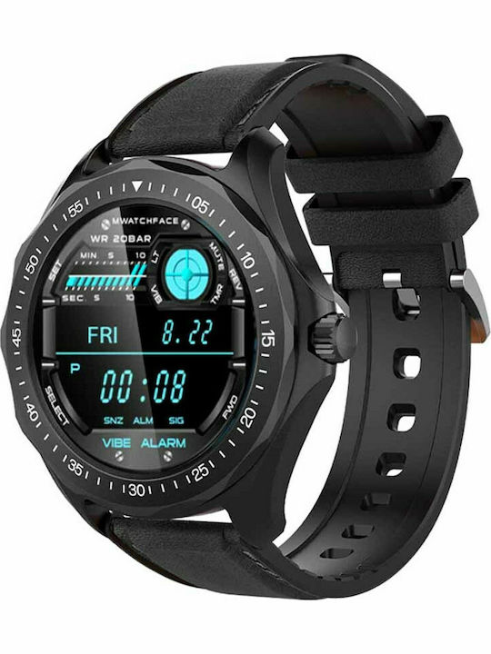 BlitzWolf BW-HL3 Αδιάβροχο Smartwatch με Παλμογράφο (Μαύρο)