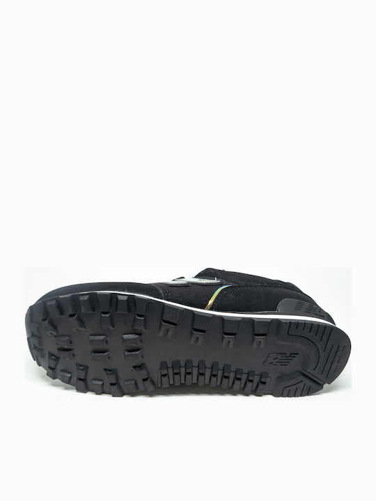 New Balance Παιδικά Sneakers 574 με Σκρατς για Αγόρι Μαύρα