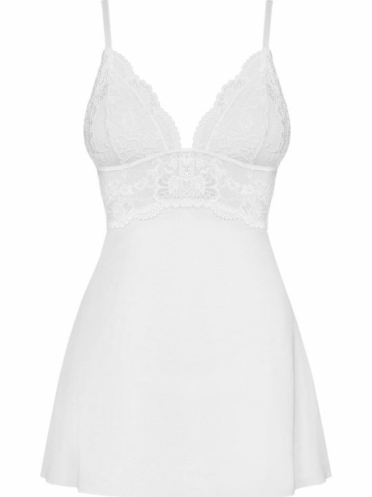 Obsessive Καλοκαιρινό Babydoll Λευκό 810 Bab 2