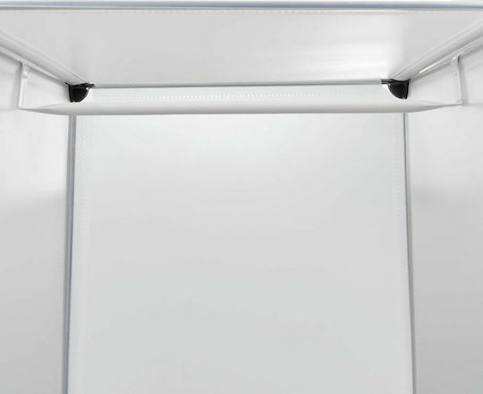Triple Door Wardrobe White 115x37x150cm