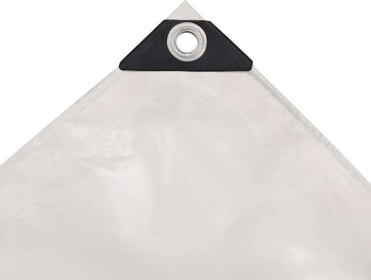 vidaXL Waterproof Tarpaulin 650gr/m² 3x5m. Heavy Duty White