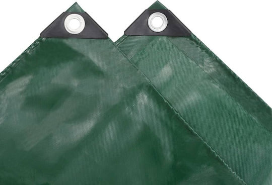 vidaXL Waterproof Tarpaulin 650gr/m² 2x3m. Heavy Duty Green