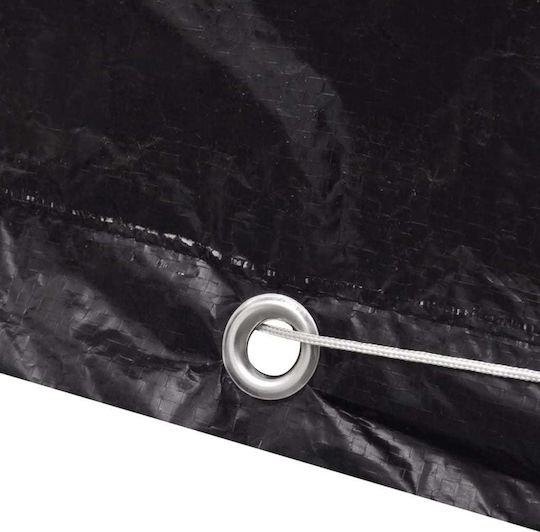 vidaXL Wasserdicht Schutzhülle Esstisch 113x113x73cm in Schwarz Farbe 2Stück
