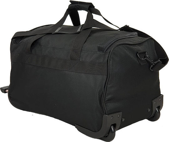 Diplomat Sack Voyage 46lt Black with Wheels Fabric L55xW30xH31cm