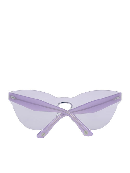 Victoria's Secret Women's Sunglasses with Purple Plastic Frame and Purple Lens