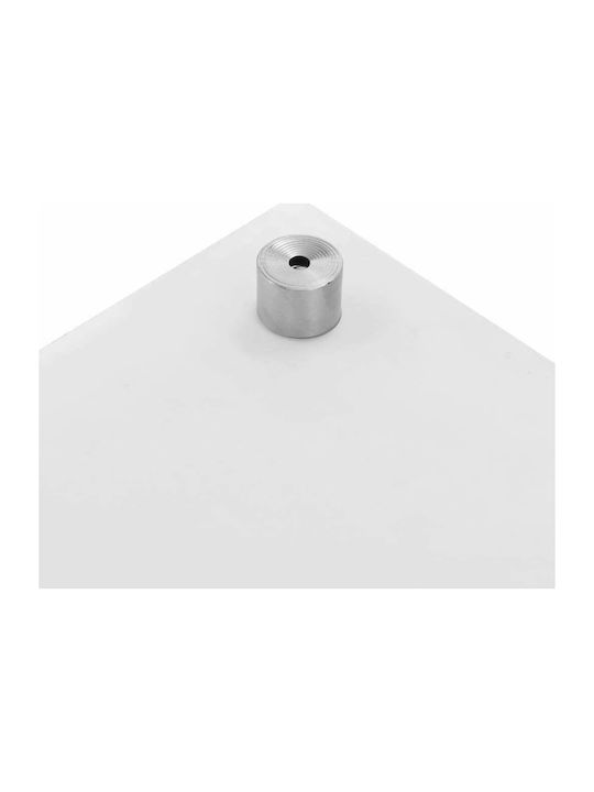 vidaXL Rectangular Back Made of Glass in Transparent Colour 70x40cm 249451