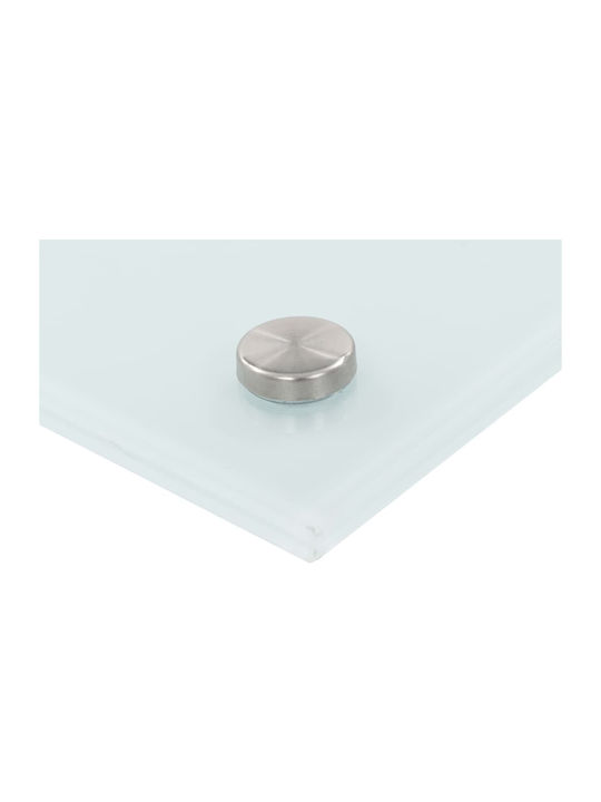 vidaXL Rectangular Back Made of Glass in Transparent Colour 70x40cm 249451