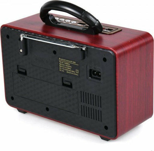 Meier M-U115 Retro cu Bluetooth și USB Roșu