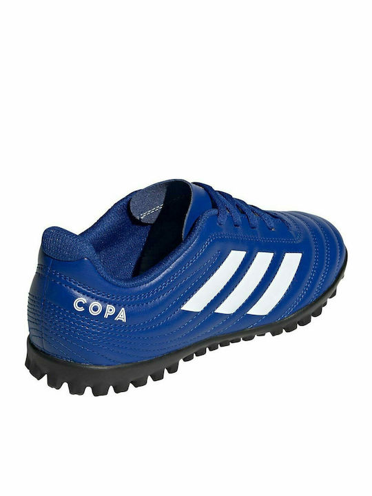 Adidas Παιδικά Ποδοσφαιρικά Παπούτσια Copa 20.4 TF με Σχάρα Μπλε