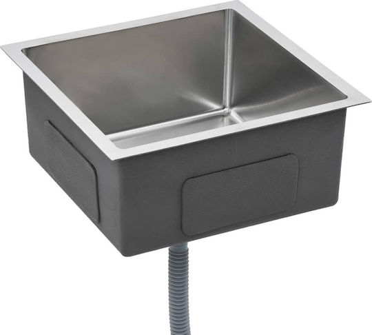 vidaXL 145077 Ένθετος Inox Brushed Μ44xΠ44cm Ασημί vidaXL 145077 Ένθετος Inox Brushed Μ44xΠ44cm Ασημί