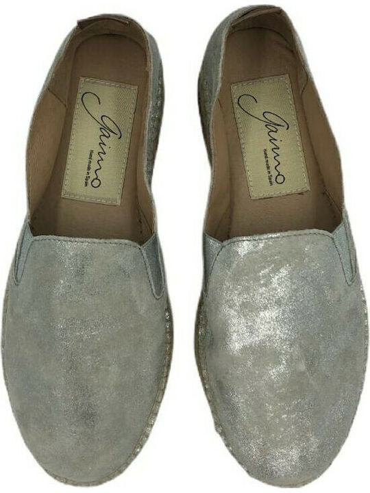 Sarry Damen Espadrilles in Silber Farbe