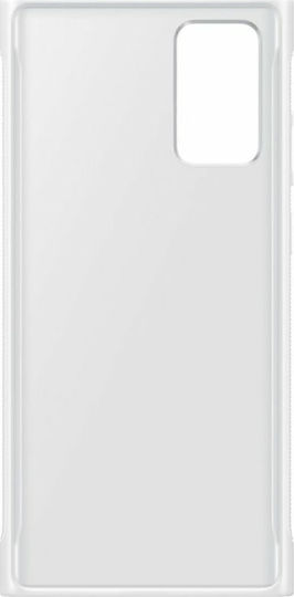 Samsung Clear Protective Cover Umschlag Rückseite Silikon Weiß (Galaxy Note 20)