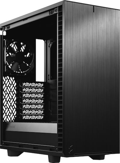 Fractal Design Define 7 Compact Dark Tempered Glass Gaming Midi Tower Κουτί Υπολογιστή με Πλαϊνό Παράθυρο Μαύρο