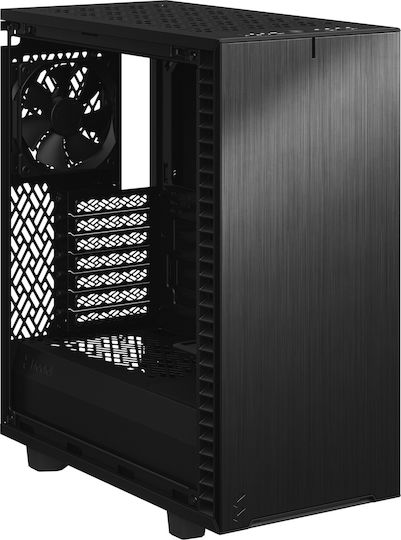 Fractal Design Define 7 Compact Dark Tempered Glass Gaming Midi Tower Κουτί Υπολογιστή με Πλαϊνό Παράθυρο Μαύρο