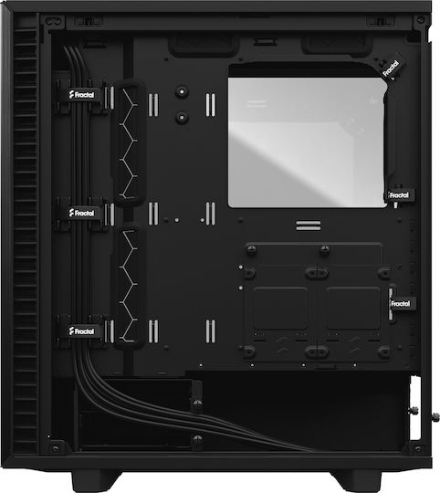 Fractal Design Define 7 Compact Dark Tempered Glass Gaming Midi Tower Κουτί Υπολογιστή με Πλαϊνό Παράθυρο Μαύρο