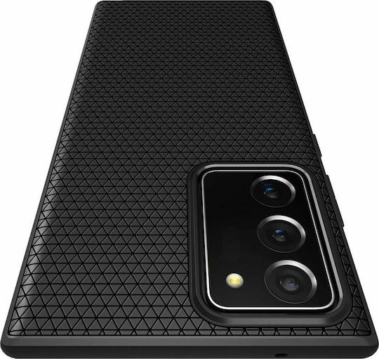 Spigen Liquid Air Back Cover Σιλικόνης Μαύρο (Galaxy Note 20 Ultra)