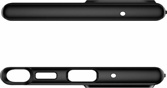 Spigen Liquid Air Back Cover Σιλικόνης Μαύρο (Galaxy Note 20 Ultra)