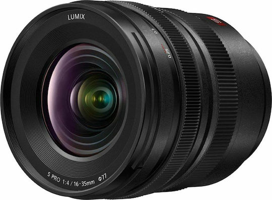Panasonic Cadru complet Obiectiv Foto Lumix S PRO 16-35mm f/4 Unghi larg / Zoom cu unghi larg pentru Montura Leica L Black