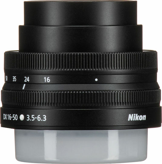 Nikon Crop Camera Lens NIKKOR Z DX 16-50mm f/3.5-6.3 VR Wide Angle Zoom for Nikon Z Mount Black